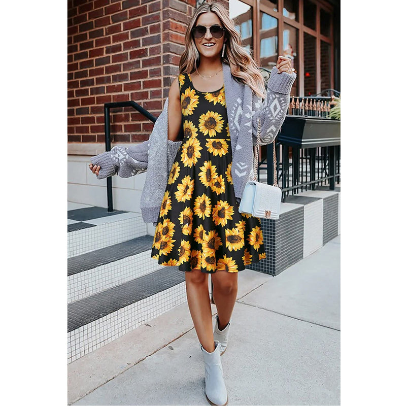 Sunflower Funny Dress for Women