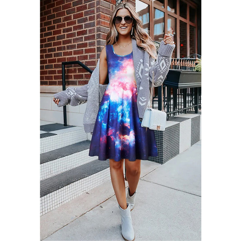 Galaxy Nebula Funny Dress for Women