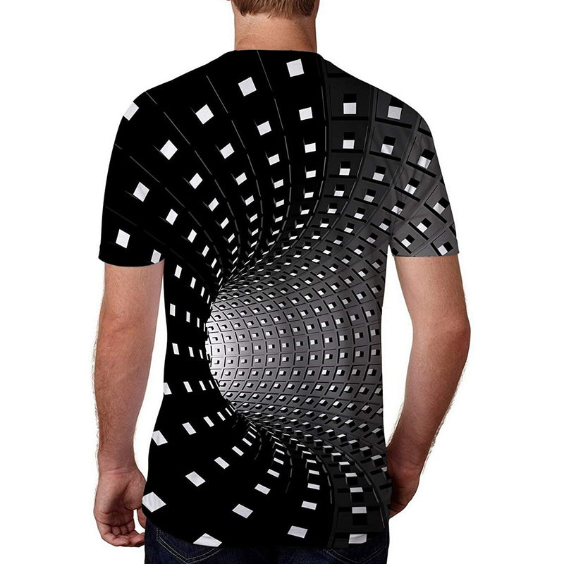 Geometric Tunel Funny T Shirt