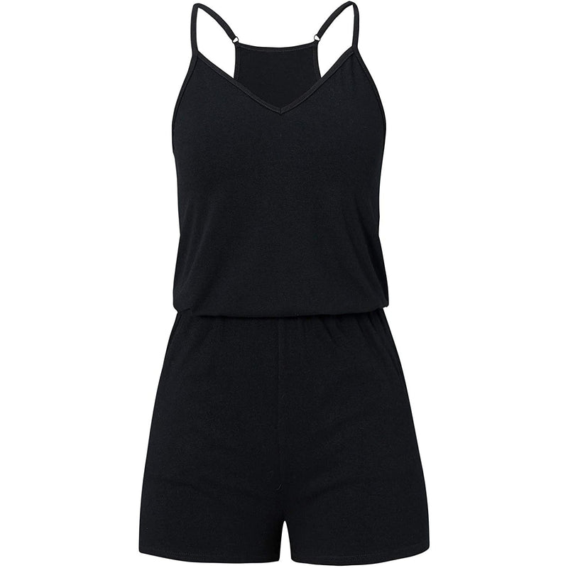 Black Funny Romper for Women