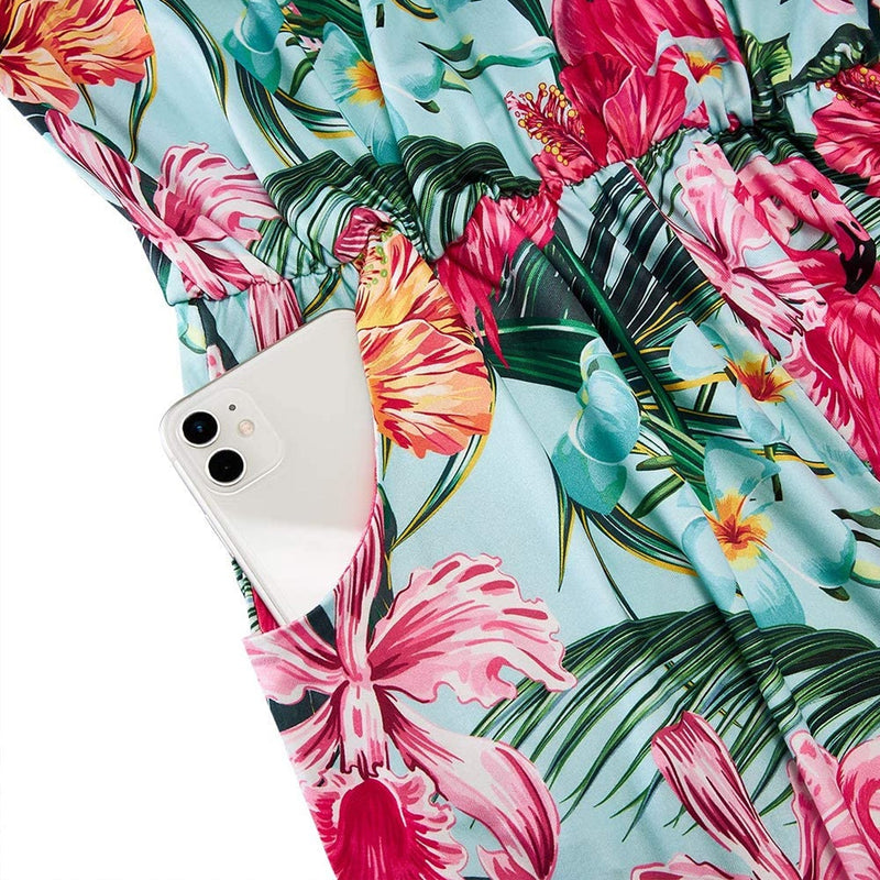 Tropical Flamingo Funny Romper for Women