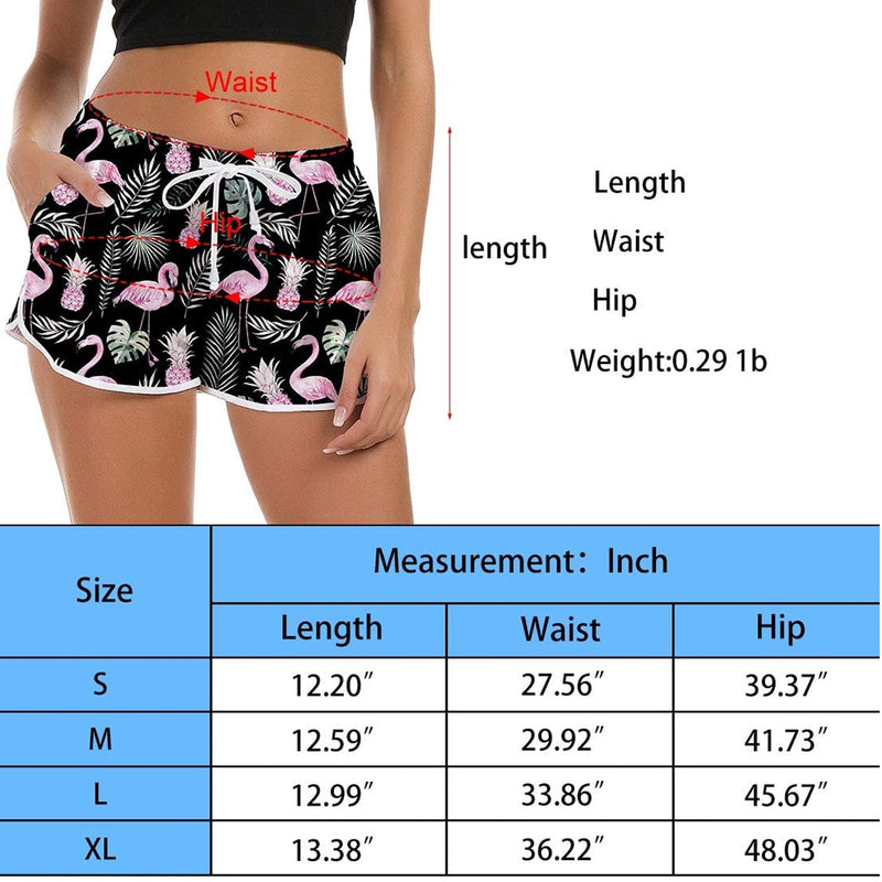 Taco Cat Funny Board Shorts for Women